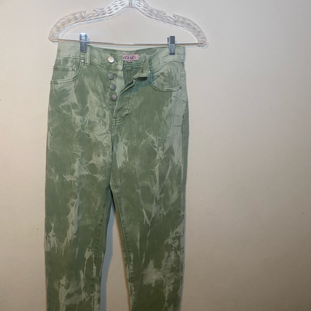 VRG GRL green/white pants